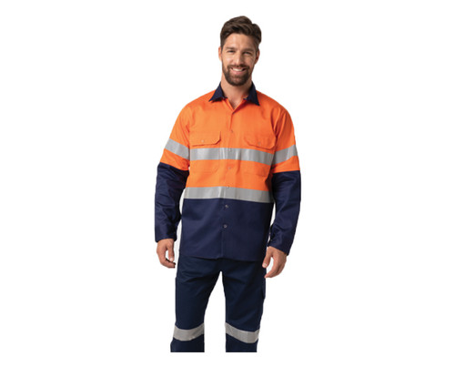 Cotton Shirt Long Sleeve Dome 190g - Day / Night