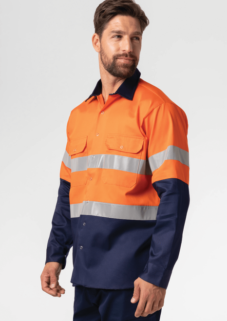 Cotton Shirt Long Sleeve Dome 190g - Day / Night
