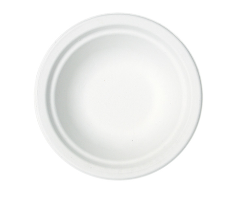 Paper Plate Bio Bagasse  - 18cm - 8/Ctn