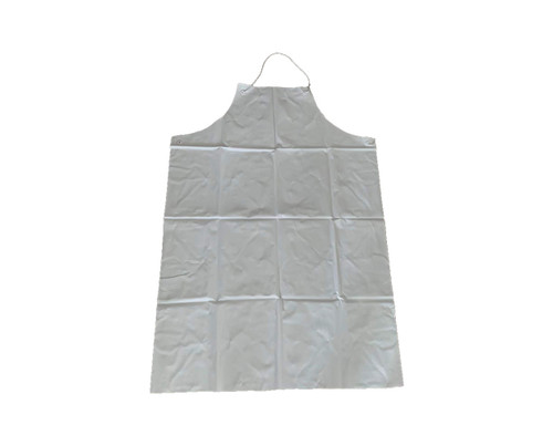 Snell Apron PVC no Ties - White - 910mmx1280mm