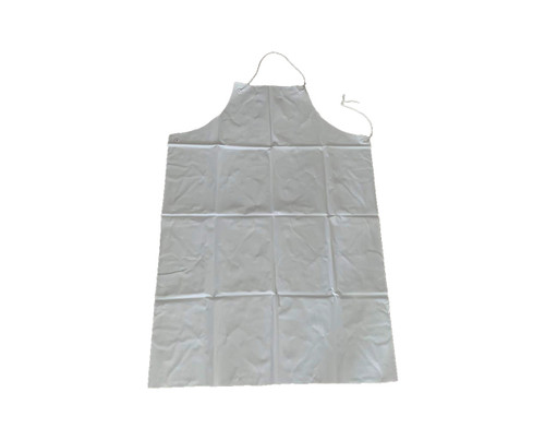 Snell Apron PVC with Ties - White - 910mmx1280mm 25/Ctn