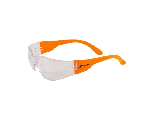 JB's Eye Saver Spec - Anti Fog - Orange / Clear - 12pk