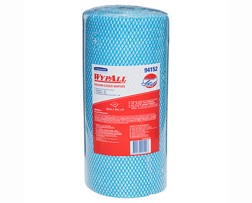 WYPALL® Colour Coded Wipers Blue 106/Roll 6/Ctn