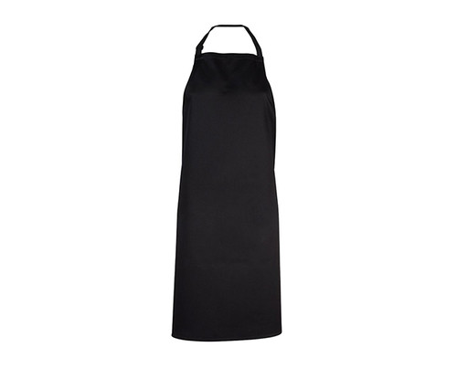 Apron Bib No Pocket - Black - 860x930mm