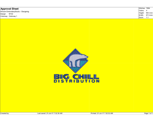 Embroidery Logo Big Chill