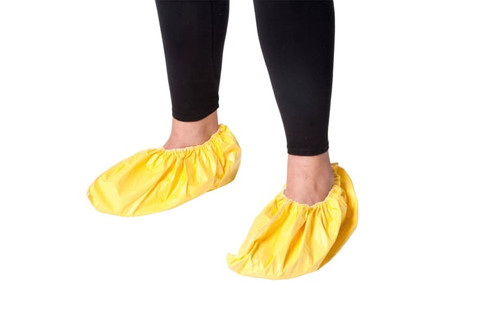 Med X Overshoes Polylaminated Yellow L 300/Ctn