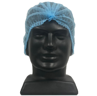 Crimp Mob Cap Blue Large 58cm 1000/Ctn