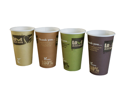 Bio Paper Hot Cup With PLA Lining 355ml 1000/Ctn