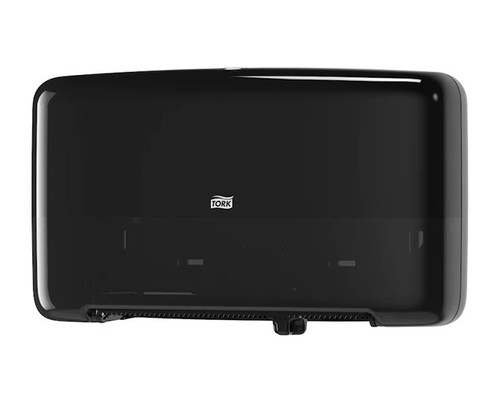 Tork T2 Mini Jumbo Twin Dispenser Black