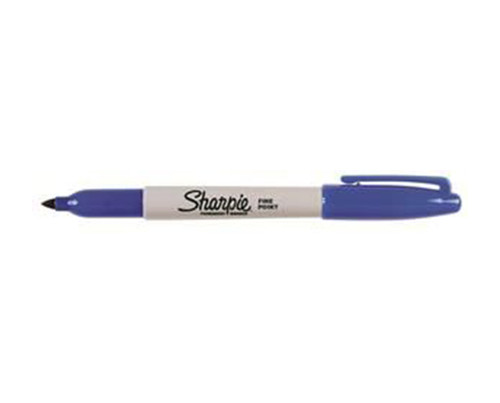 Sharpie Permanent Marker - Blue - 12/Pk