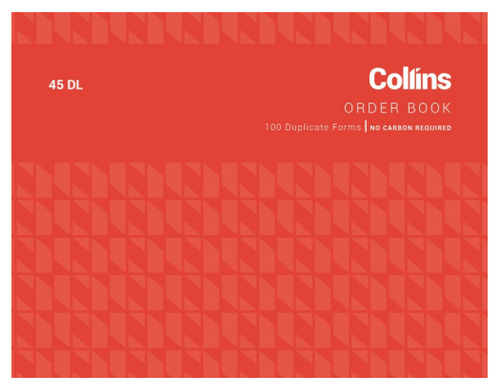 Collins Order Book 45Dl 100X130mm 100Lf