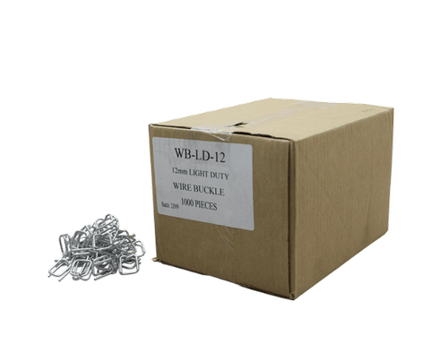 Wire Buckle Light Duty 1000/Box - 12mm