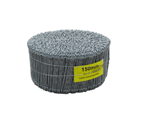 Wireties Galvanized 16g 1.6mm - 150mm - 2000/Bun