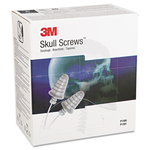 3M Earplug Skullscrew P1301 Class 5 Corded