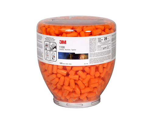 3M Earplug Dispenser Refill 1100-Bt 500 Pr/Btle