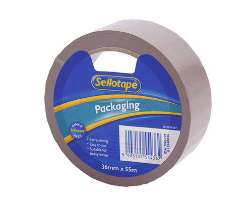 Sellotape 1554r Vinyl Tape Tan 36mmx55m 24/Ctn