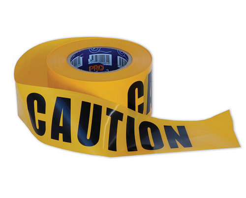 Caution Barricade Tape Caution Yellow/Black 100mx75mm