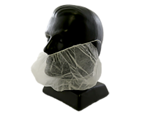 Wise Double Loop Beard Cover White 53cm 1000/Ctn