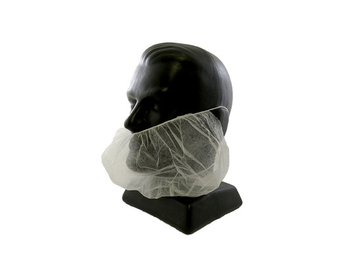 Wise Double Loop Beard Cover White 53cm 1000/Ctn