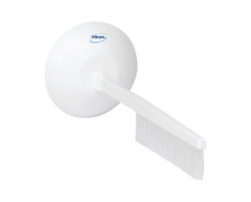 Vikan Meat Mincer Brush with Guard, Medium Bristle
