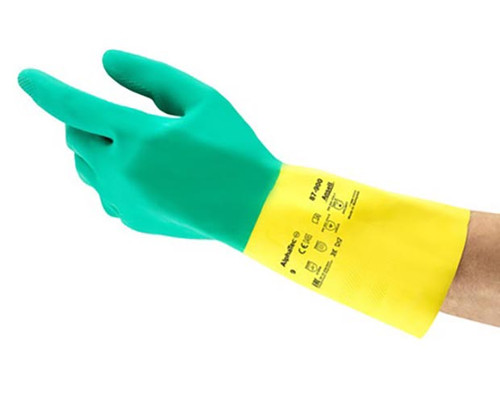 Ansell Alphatec Rubber Neoprene Flocked Gloves