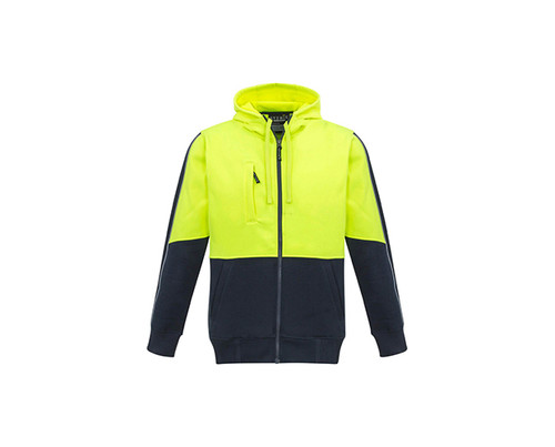 Hoodie HiVis Day Only Full Zip