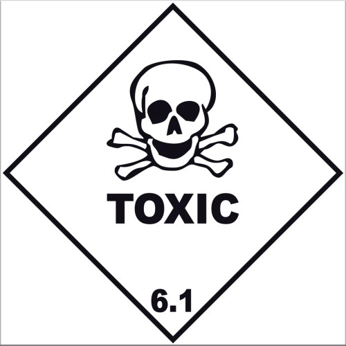Label S/A - TOXIC 6.1 -250x250mm