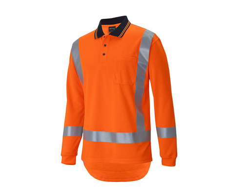 Hi Vis Polo  D/N Long Sleeve TTMC