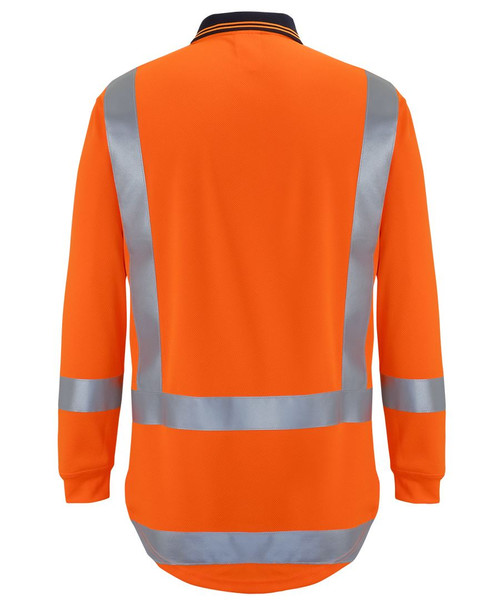 Hi Vis Polo  D/N Long Sleeve TTMC