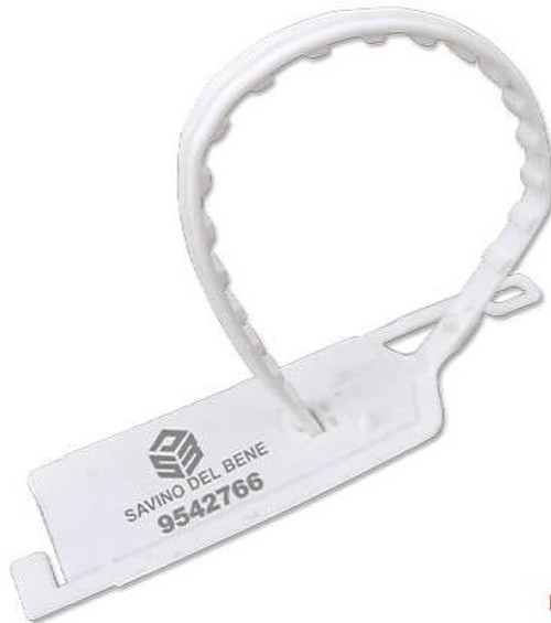 Cash Bag Seal W/Tear Line White Tags 1000/box