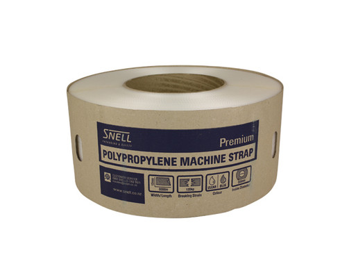 100% recycled Machine Strapping - Clear - 12mmX3000m