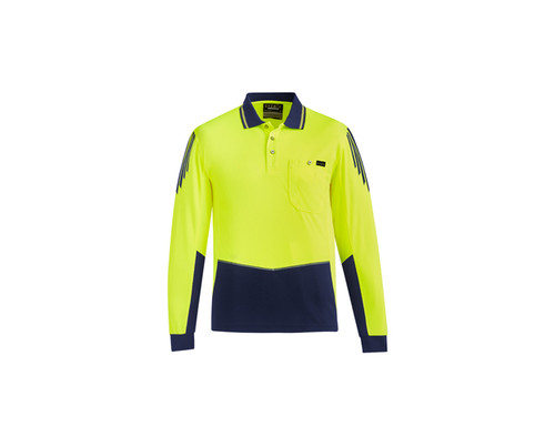 Polo Syzmik Hi Vis Flux L/S