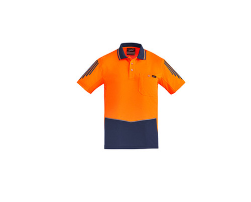 Polo Syzmik Hi Vis Flux S/S