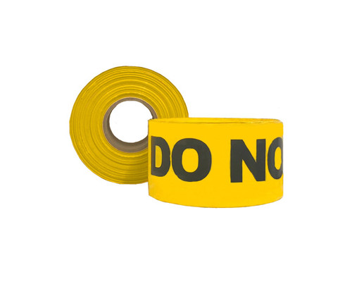 Barrier Tape - Do Not Use - Black / Yellow - 100mmx300m