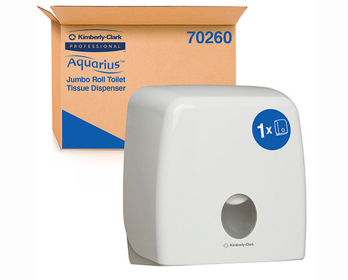 Aquarius Jumbo Toilet Roll Dispenser 70260 FOL