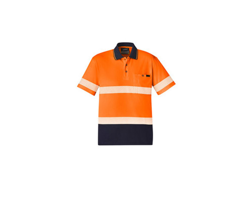 Polo Hi Vis Segmented S/S - Hoop