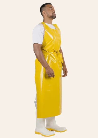 Apron PVC Ring Neck One Piece Without Ties