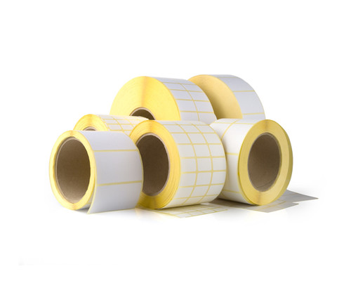 Label P.O.R 104MM X 74MM ( Blk Ptd Covid ) Syn 500/roll