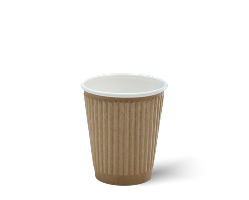 Hot Cup Ripple Refined - Brown - 8oz - 1000/Ctn
