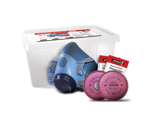 Armour Half Face P3 Particulate Filter Mask Kit 8kits/Ctn