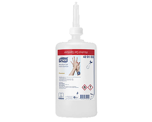 Tork Alcohol Gel Hand Sanitiser 1L S1 6/ctn