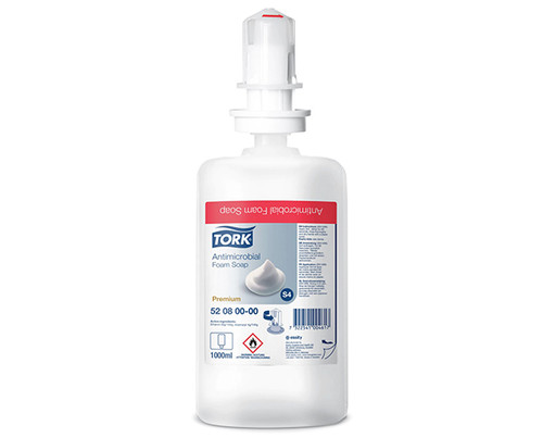 Tork 520800 Premium Foam Soap AntiBact S4 6/ctn