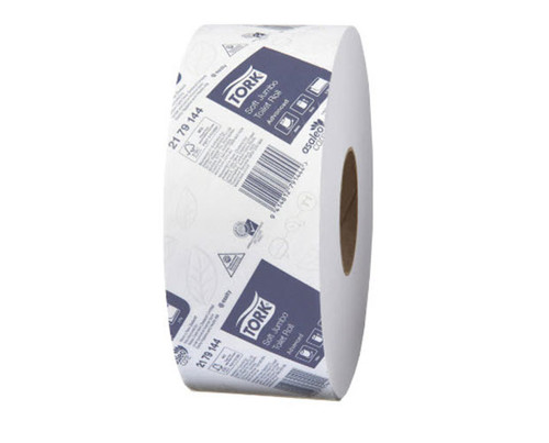 Tork 2179144 Soft Jumbo Toilet Roll Adv 2Ply T1 300m/roll 6/
