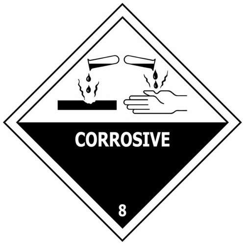Sign Corrosive Diamond 295mmx295mm