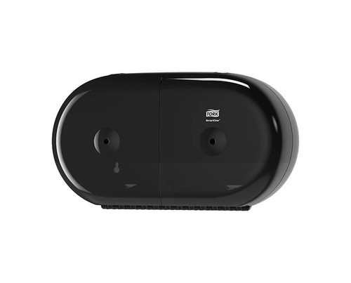 Tork SmartOne Twin Mini Toilet Roll Dispenser Bla