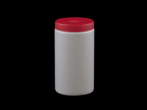 RND BM Jar W/Lid 1L White/Red