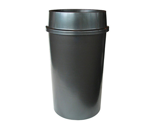 Plastic Rubbish Bin Titanium Tilt Top 60L PEJF08