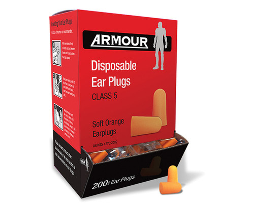 Armour® Earplug Disposable Bullet Uncorded Class 5