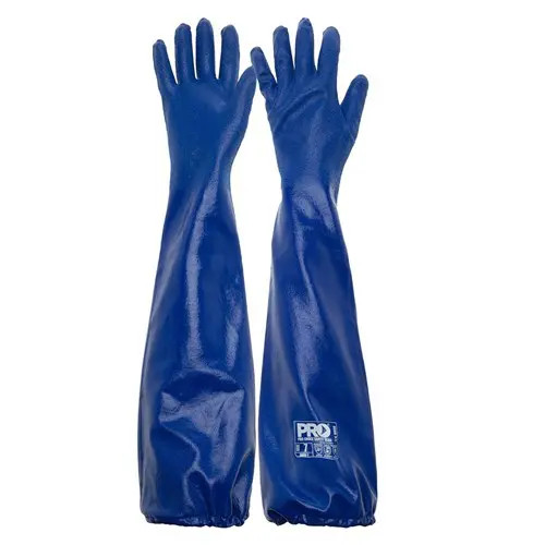 Nitrile Extended Length Chemical Glove Blue