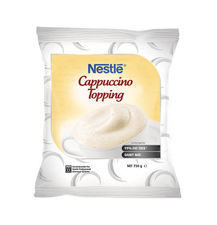 Nestle Cappuccino Topping 750g 8/Ctn